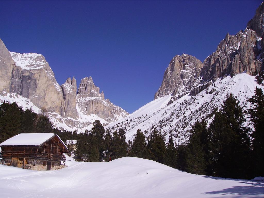 Rifugio Gardeccia Hutte Otel Pozza di Fassa Dış mekan fotoğraf